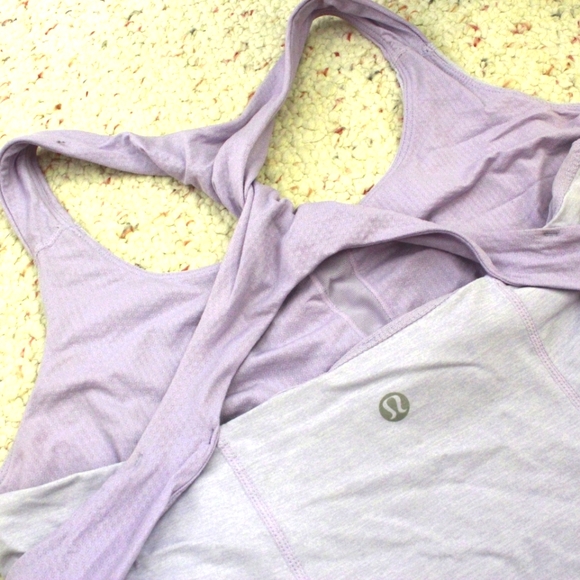 Lululemon Spin Me Tank in Heathered Lilac - Picture 7 of 8